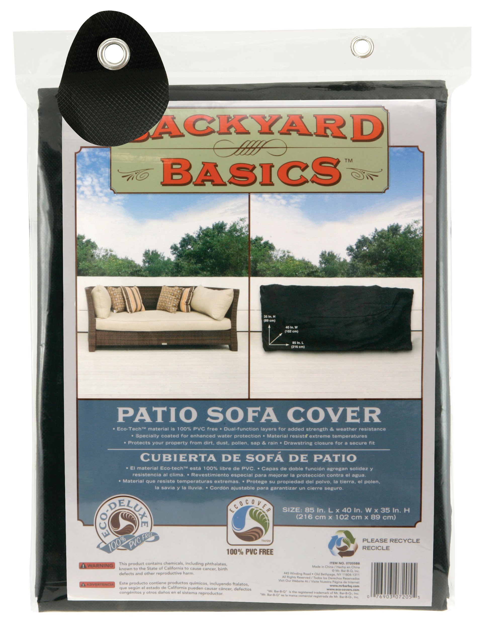 Algopix Similar Product 18 - Backyard Basics Patio Sofa Cover 85 x