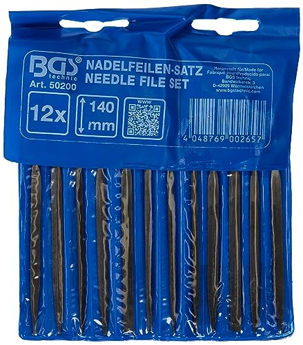 Algopix Similar Product 7 - BGS 50200 | Needle File Set | 12 pcs.
