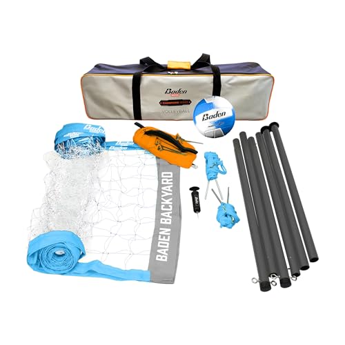 Algopix Similar Product 1 - Baden Champions Volleyball Net Set 