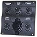 Algopix Similar Product 6 - SeaSense Marine 5 Way Switch Panel,Black