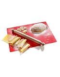 Algopix Similar Product 4 - Imperia Foglio Pasta Mat and Rolling Pin
