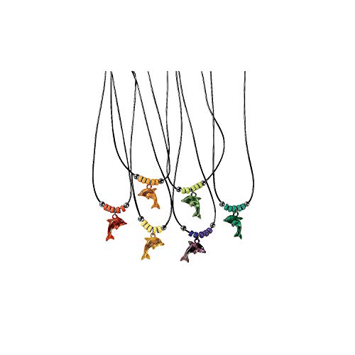 Algopix Similar Product 16 - Fun Express  Acrylic Dolphin Necklace