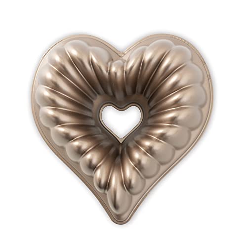 Algopix Similar Product 14 - Nordic Ware Elegant Heart Bundt Pan