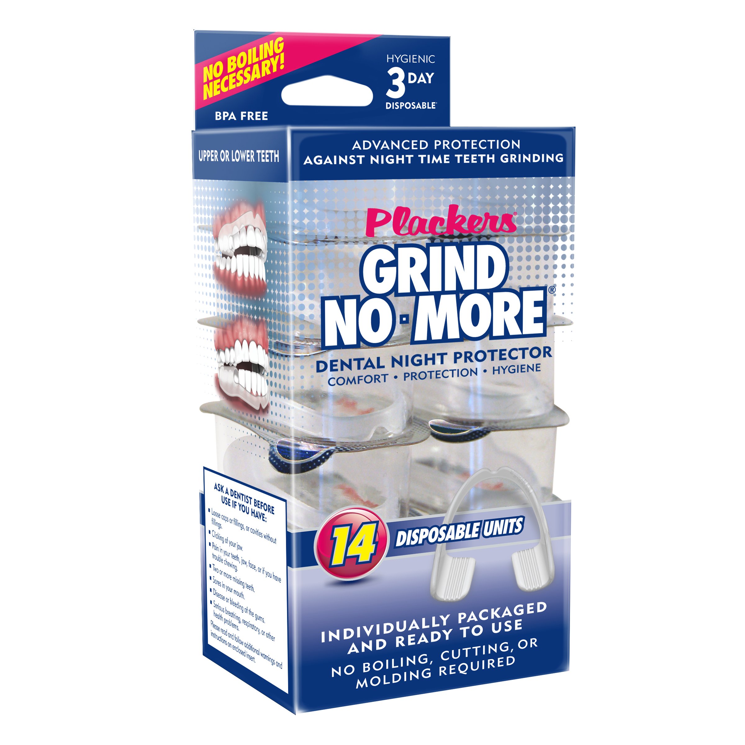 Algopix Similar Product 5 - Plackers Grind No More Dental Night