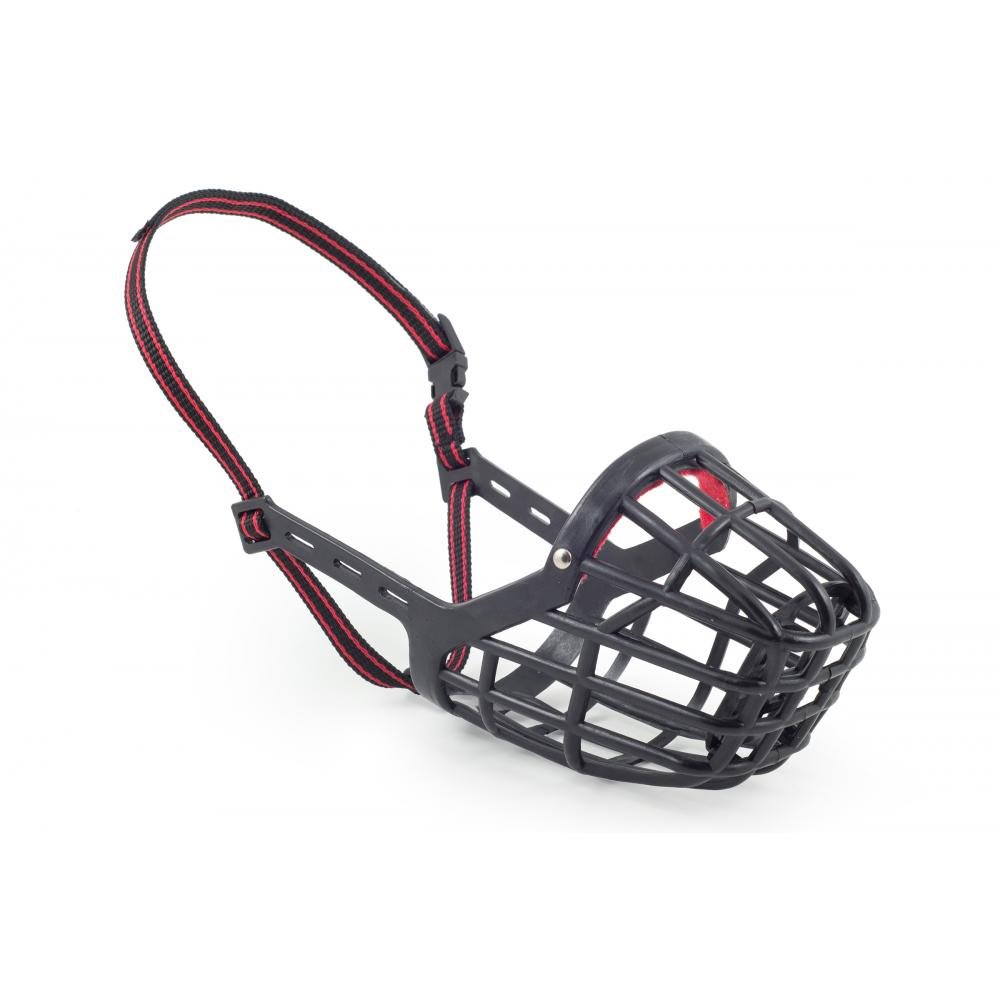 Algopix Similar Product 3 - Ancol Muzzle Black/Red Size 6 25x9.5cm
