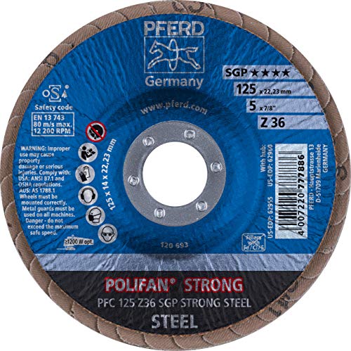 Algopix Similar Product 4 - PFERD Polifan SGP STRONG Abrasive Flap