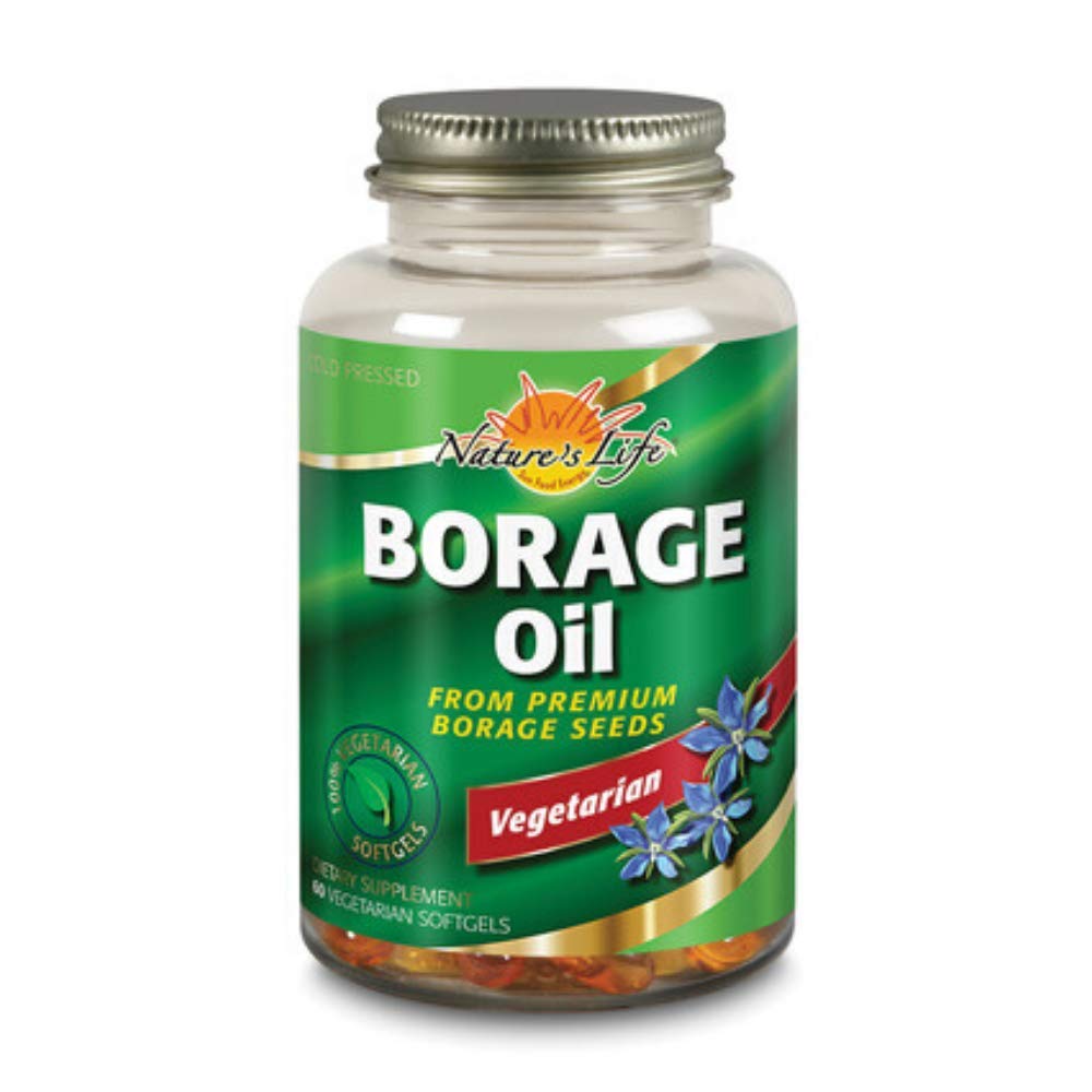 Algopix Similar Product 2 - Natures Life Borage Oil Vegetarian