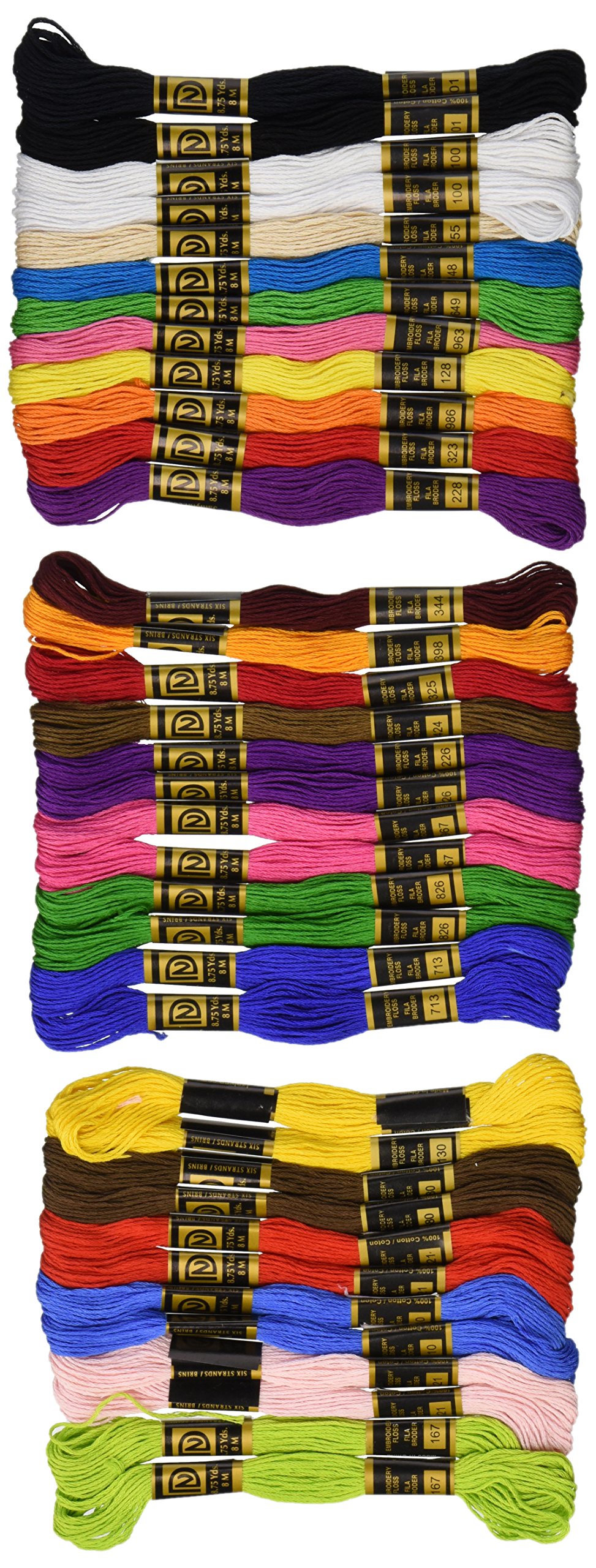Algopix Similar Product 3 - Janlynn Cotton Embroidery Floss Pack