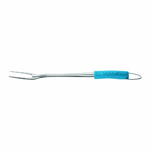 Algopix Similar Product 7 - Bodum Fyrkat Barbeque Meat Fork, Blue