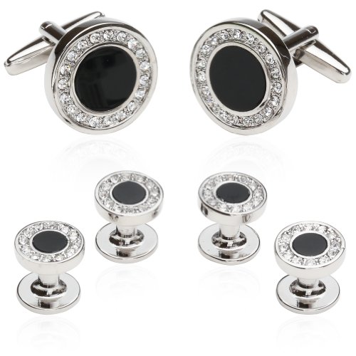 Algopix Similar Product 15 - Mens Black Onyx and Cubic Zirconia