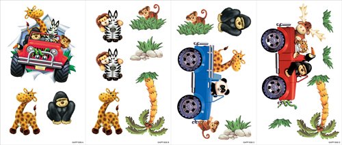 Algopix Similar Product 2 - Snap Kids GAPP1856 Safari Room