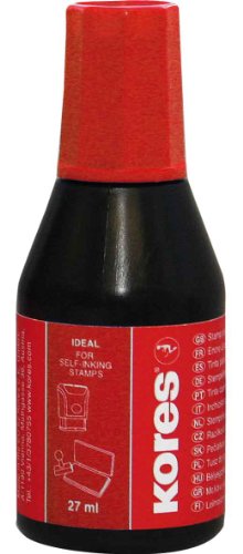 Algopix Similar Product 6 - Kores SF71328 27 ml Stamp Pad Ink - Red