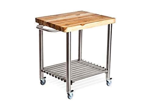 Algopix Similar Product 19 - Proteak 713 Teak Serving Kitchen Cart