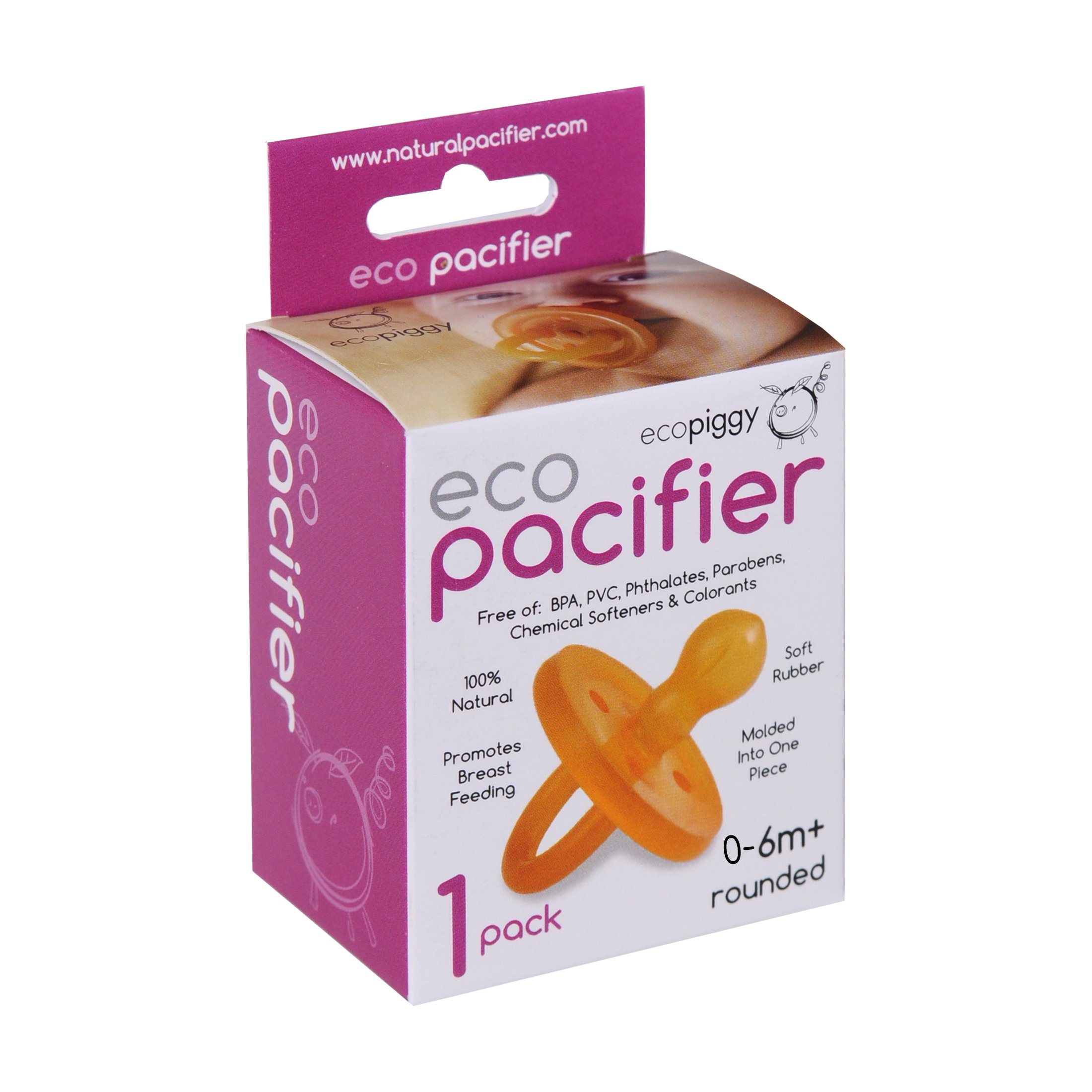 Algopix Similar Product 17 - Ecopacifier Natural Rubber Pacifier