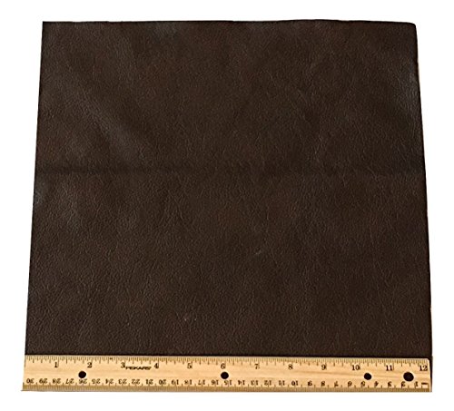 Algopix Similar Product 1 - Upholstery Leather Piece Cowhide Dark