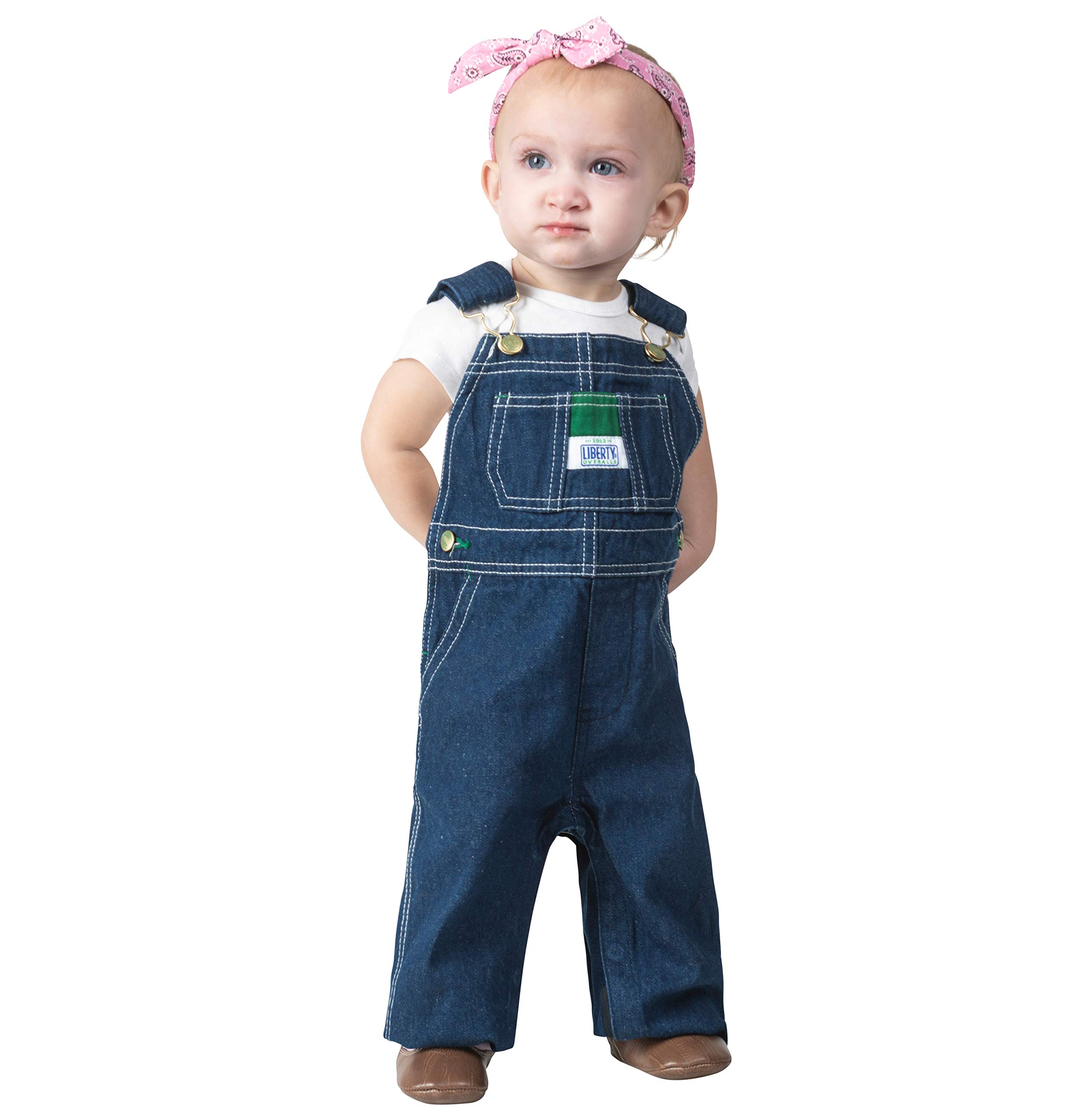 Algopix Similar Product 14 - Liberty Infant Denim Bib Overall Rigid