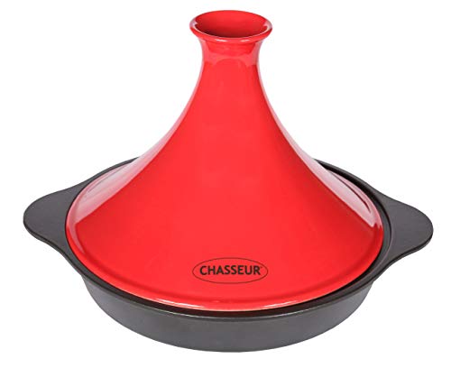 Algopix Similar Product 11 - Chasseur Tagine Cast Iron Red 32 x