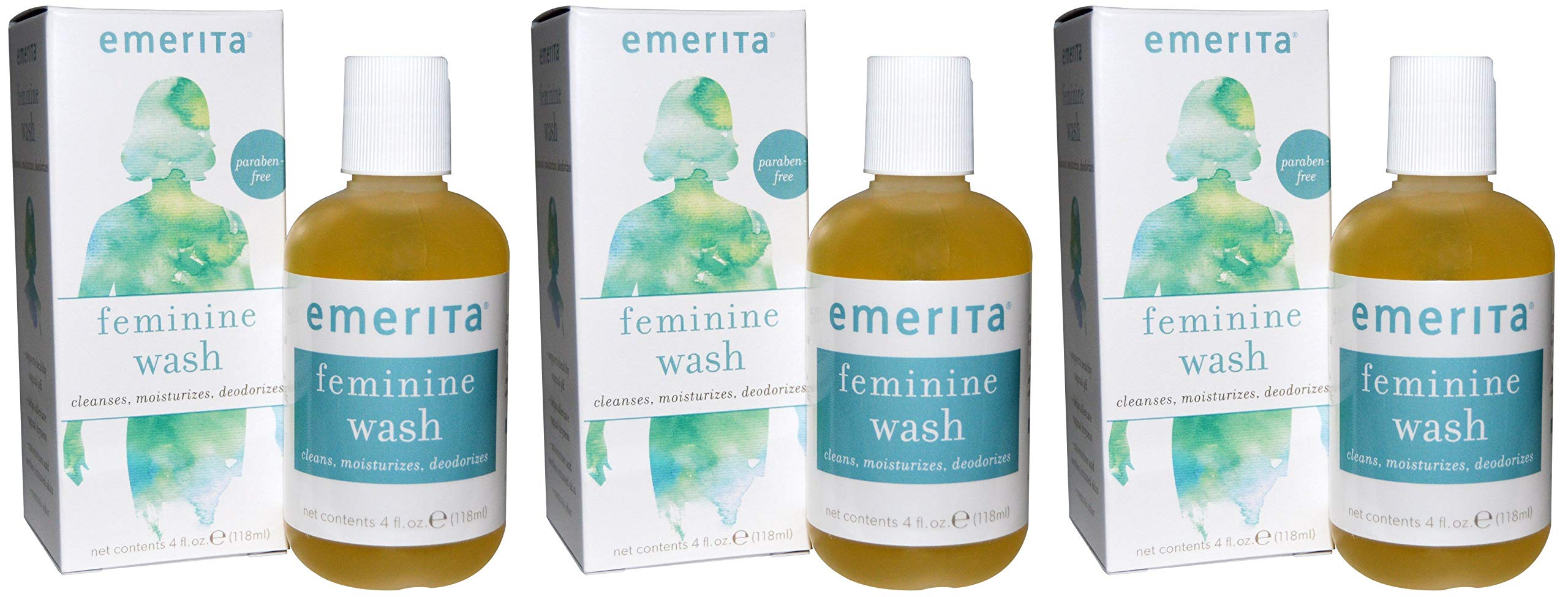 Algopix Similar Product 9 - EMERITA FEMININE WASH,CLN&MOIST, 4 FZ