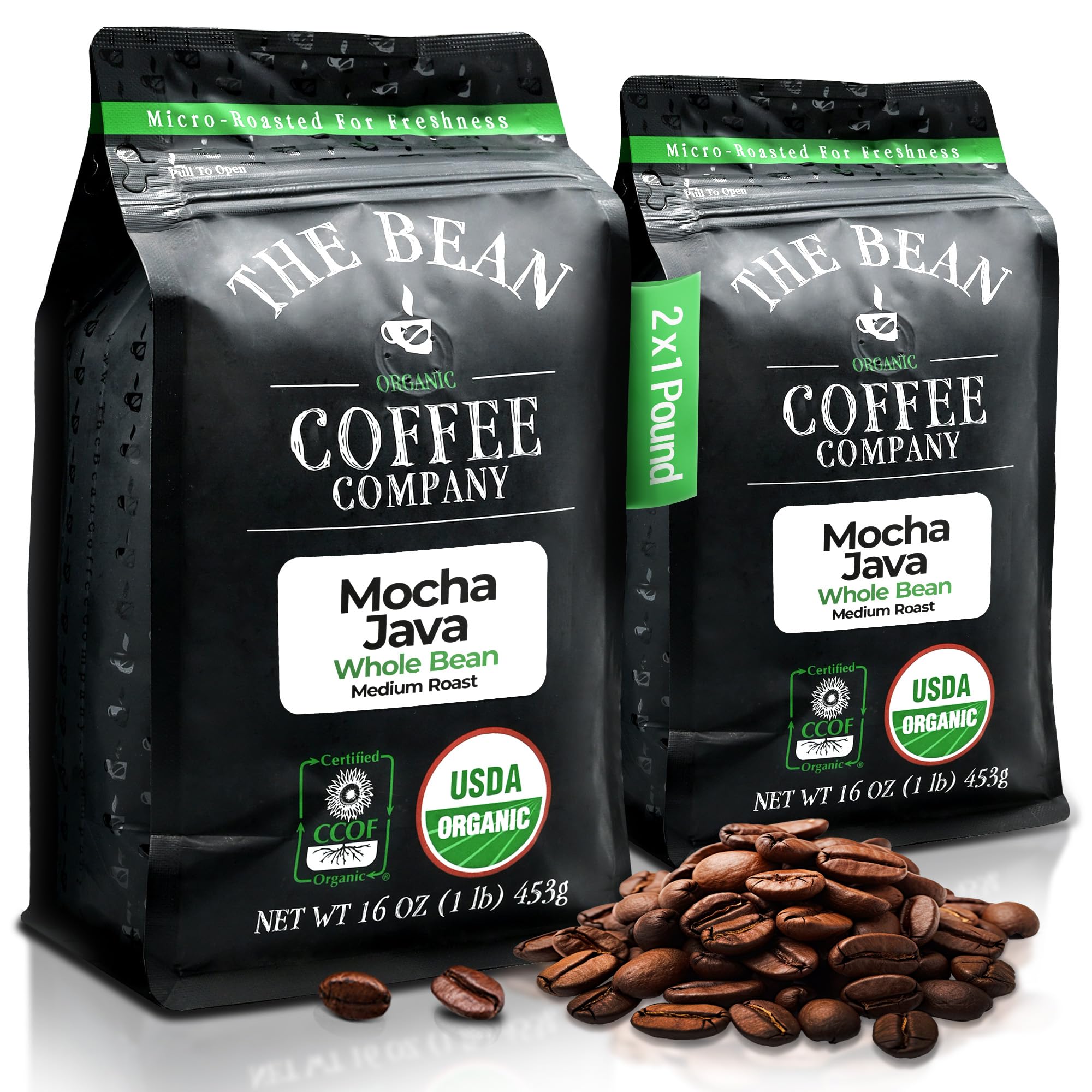 Algopix Similar Product 2 - The Bean Organic Coffee Company Mocha