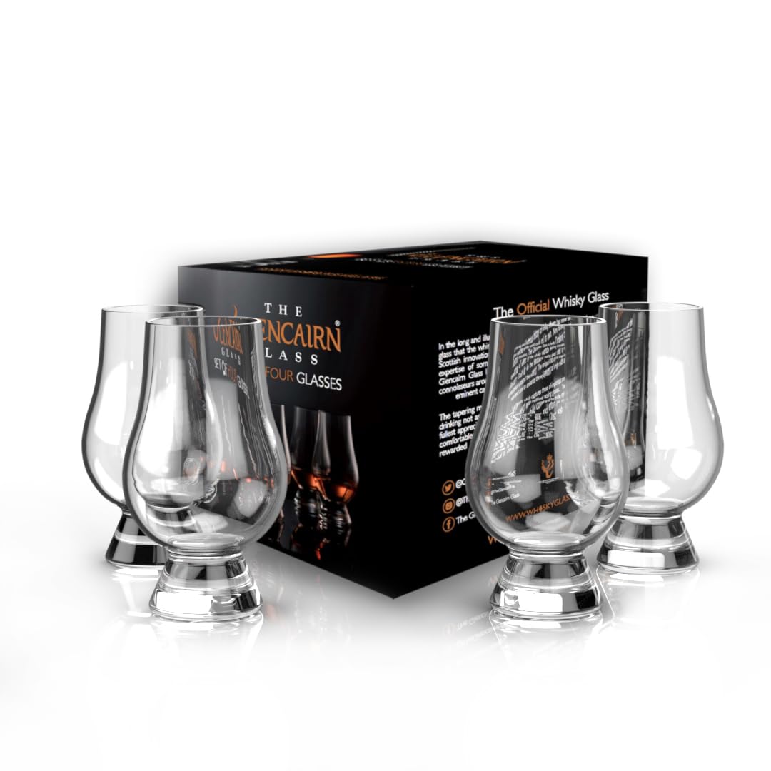 Algopix Similar Product 18 - Glencairn Whisky Glass Set of 4