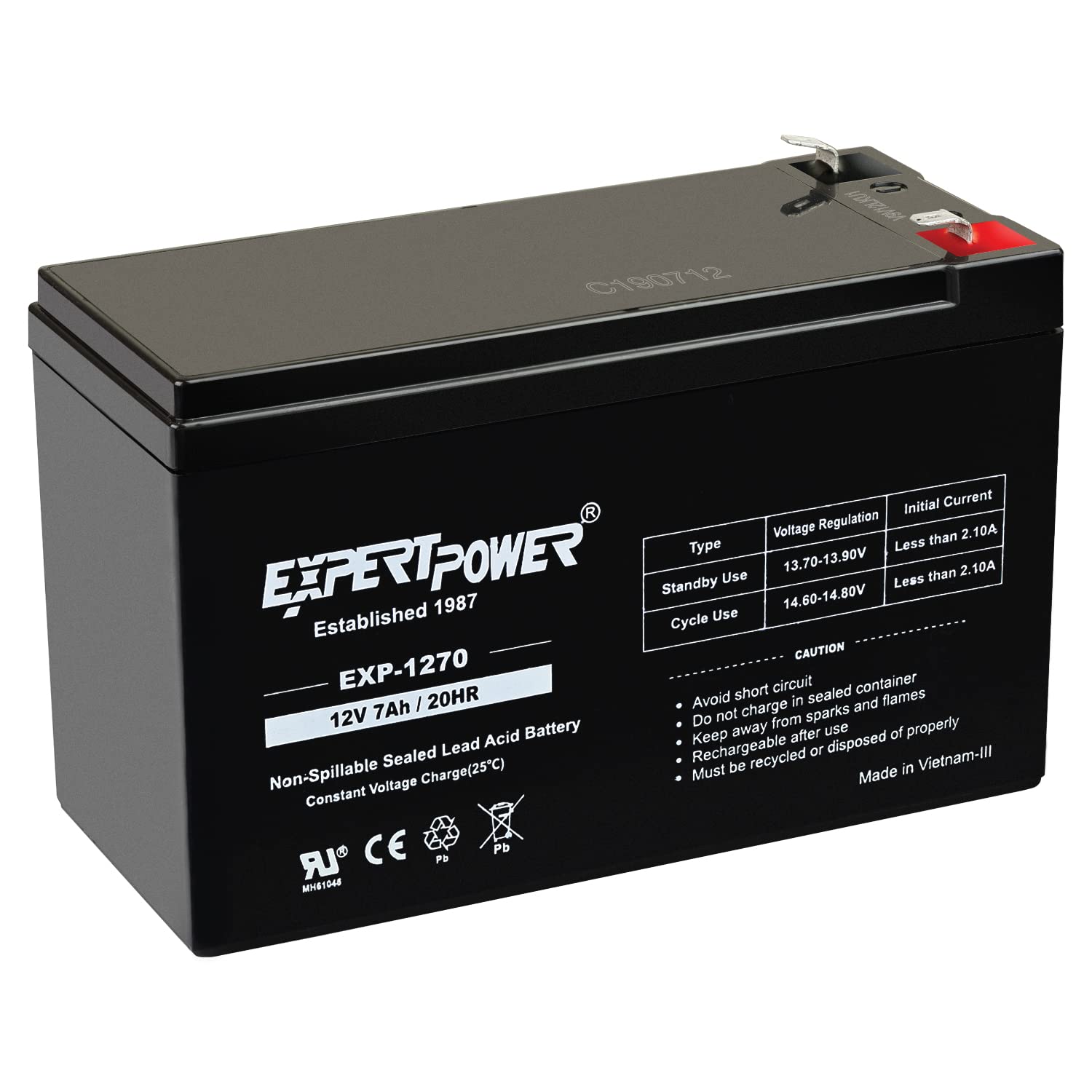 Algopix Similar Product 14 - ExpertPower 12v 7ah Rechargeable Sealed
