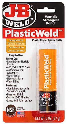 Algopix Similar Product 5 - JB Weld 8237 PlasticWeld Plastic