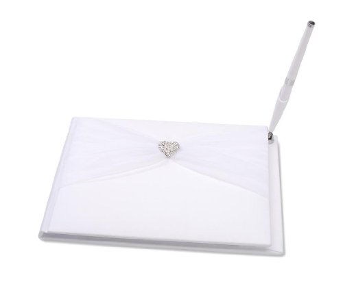 Algopix Similar Product 4 - Darice VL414GB Guest Book with Pen