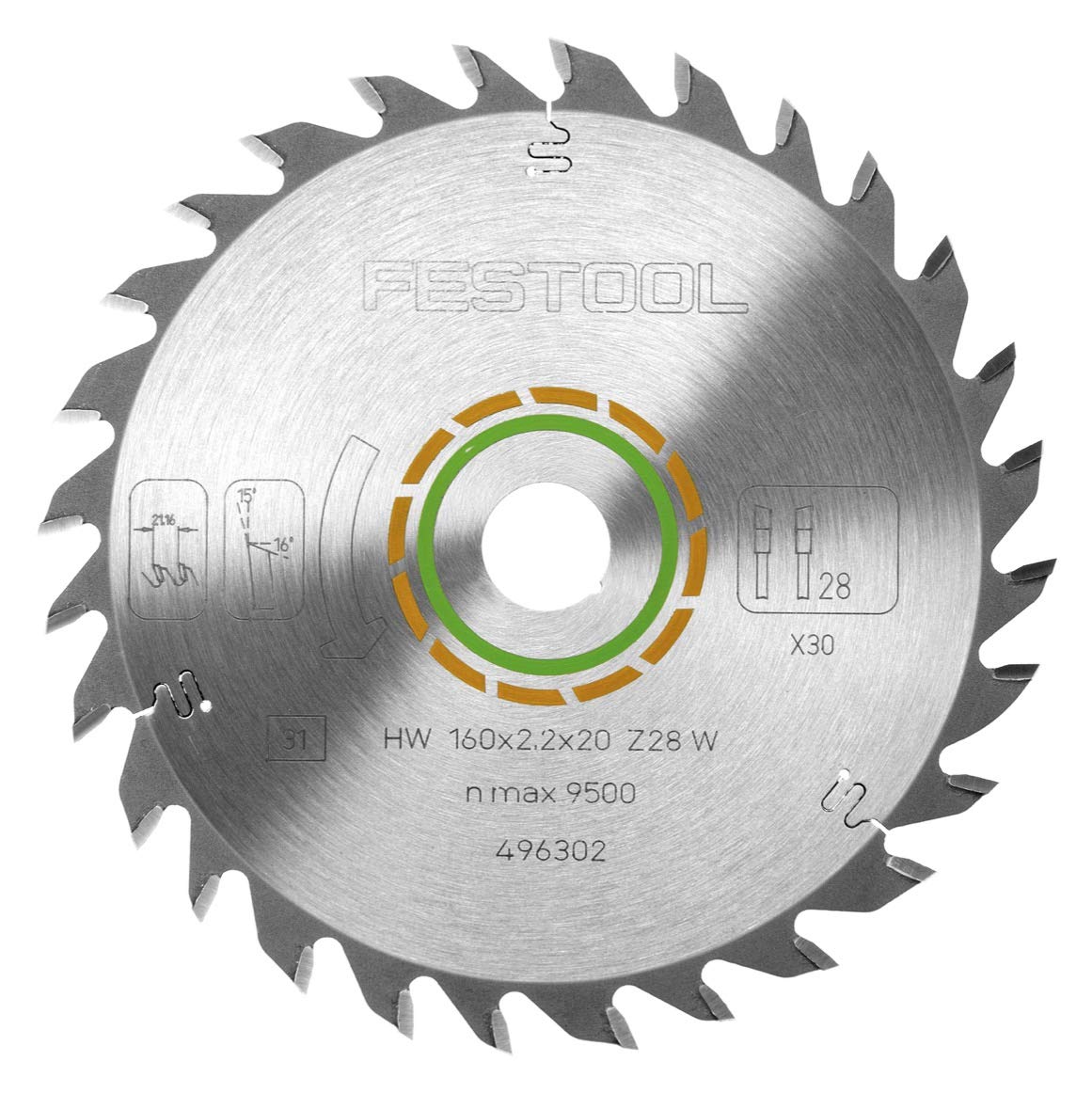Algopix Similar Product 5 - Festool Universal Saw Blade 160 x 22