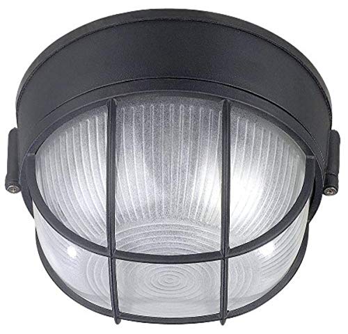Algopix Similar Product 11 - Canarm IOL17BK The Outdoor 1Bulb Flush