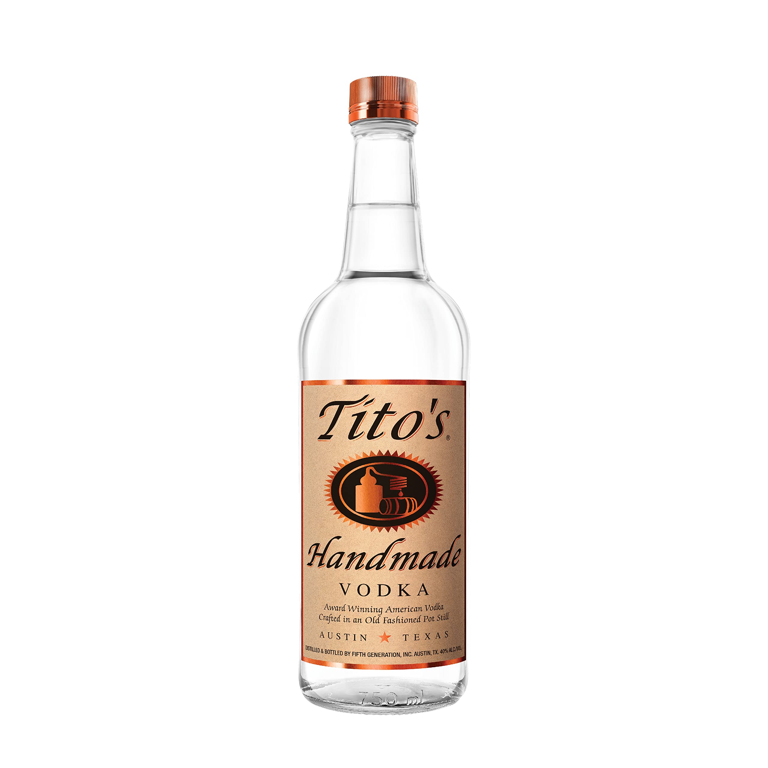 Algopix Similar Product 7 - Tito's Handmade Vodka, 750 mL, 80 Proof