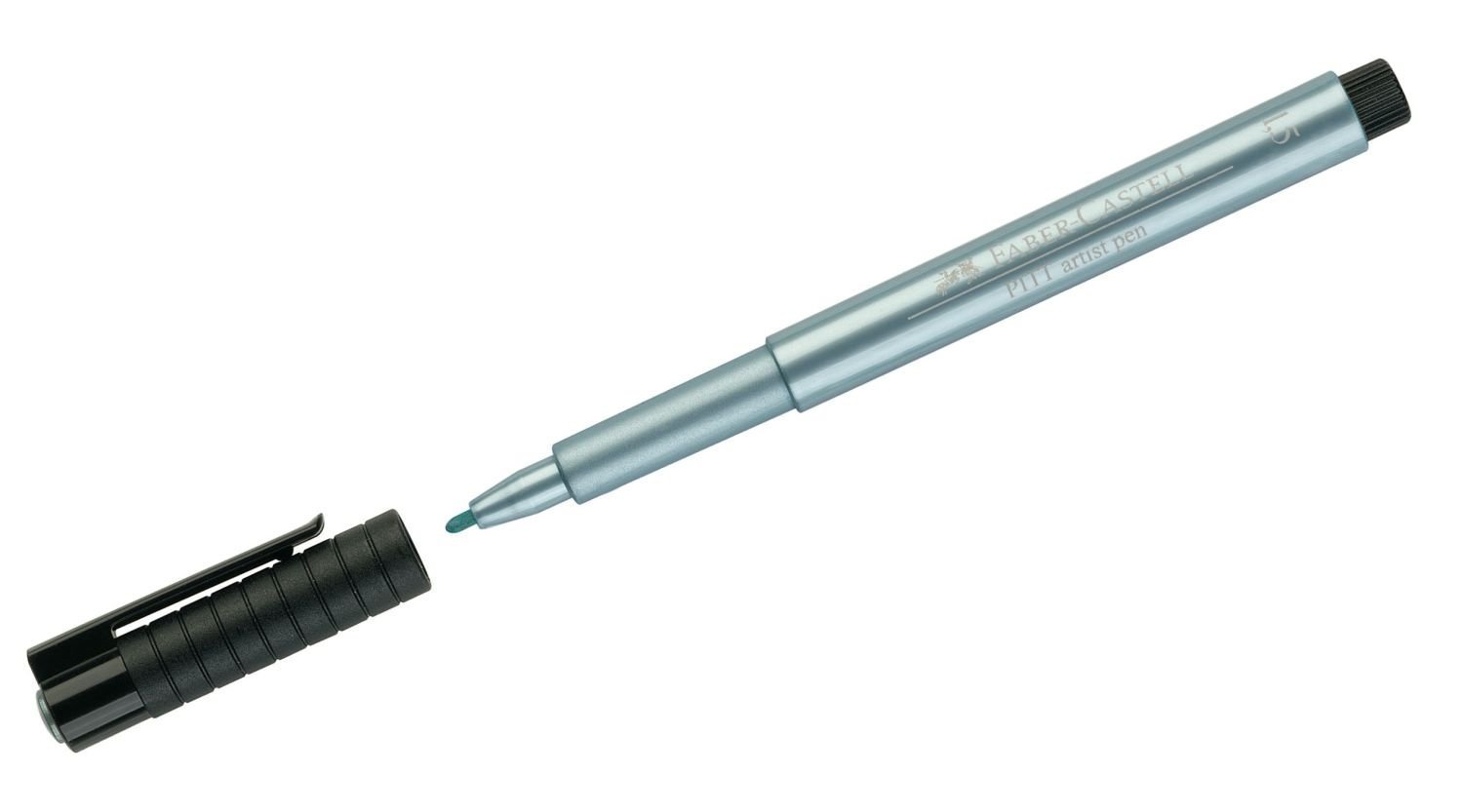 Algopix Similar Product 10 - Single Metallic Blue Pitt Artist Pen by