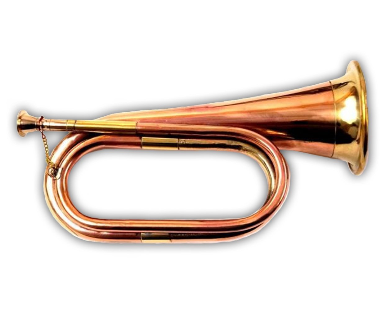 Algopix Similar Product 14 - Civil War Era Solid Copper Bugle US