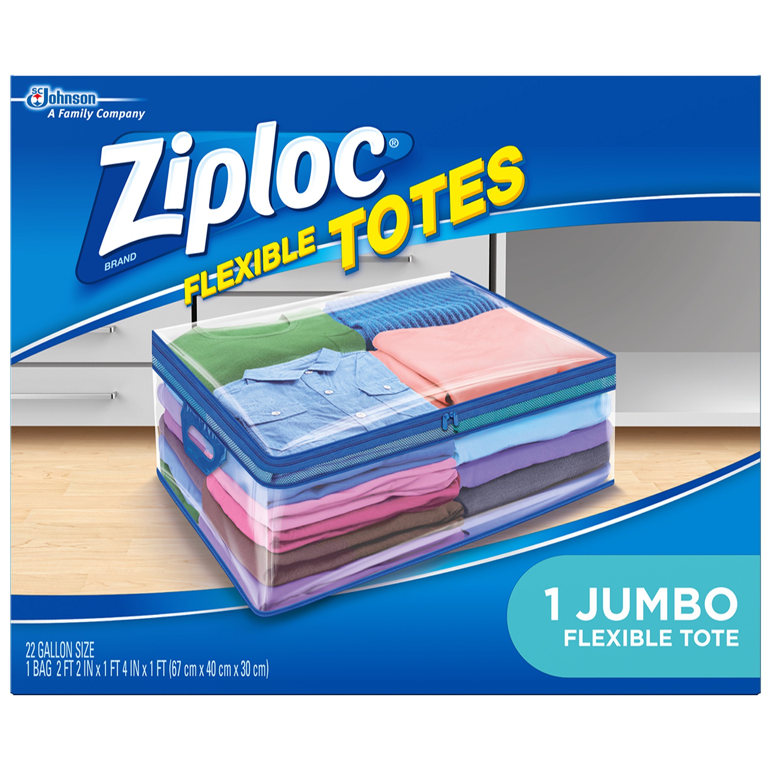 Algopix Similar Product 20 - Ziploc Flexible Totes Clothes and