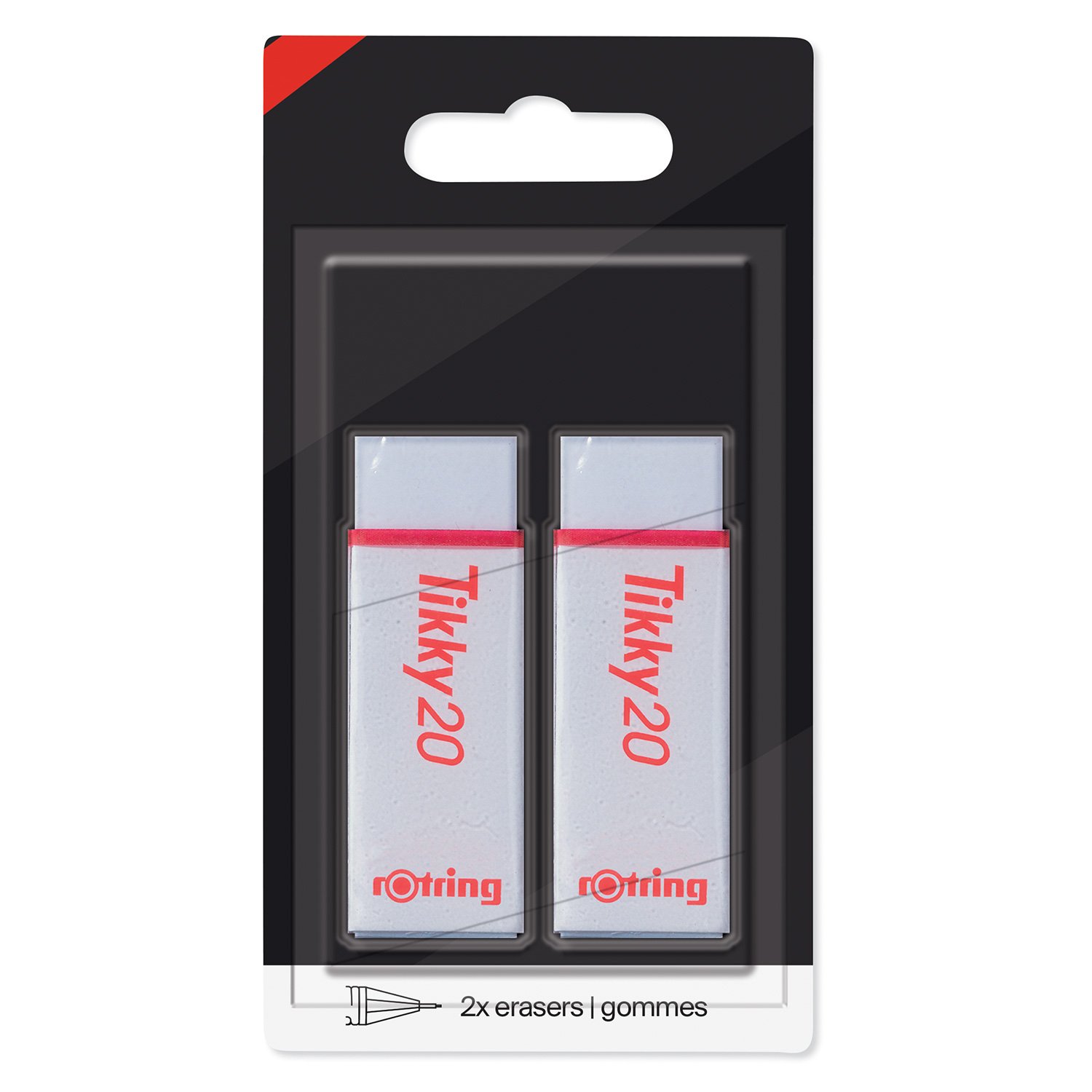 Algopix Similar Product 16 - Rotring Tikky Eraser (Blister of 2)