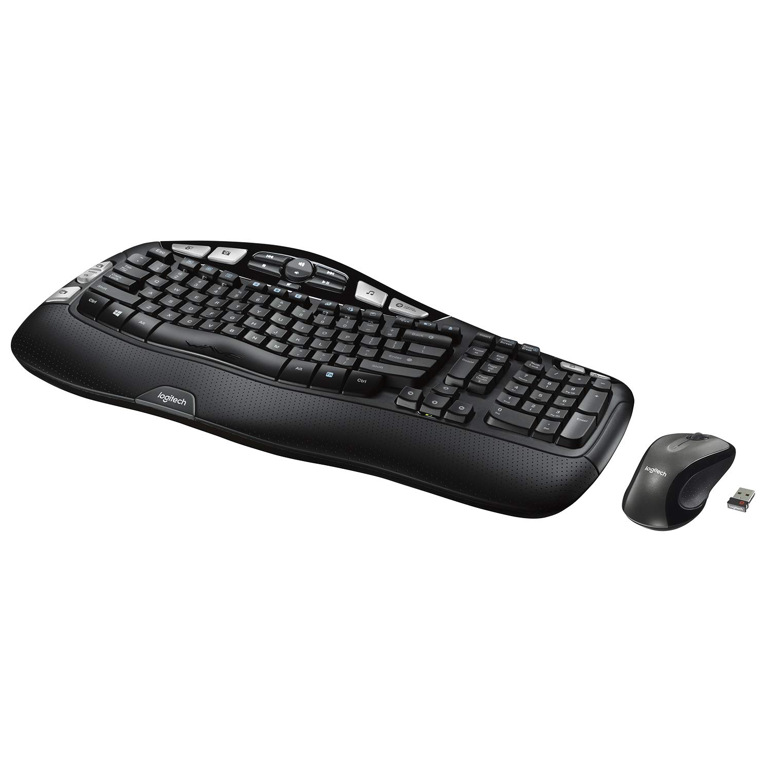 Algopix Similar Product 9 - Logitech MK550 Wireless Wave Keyboard