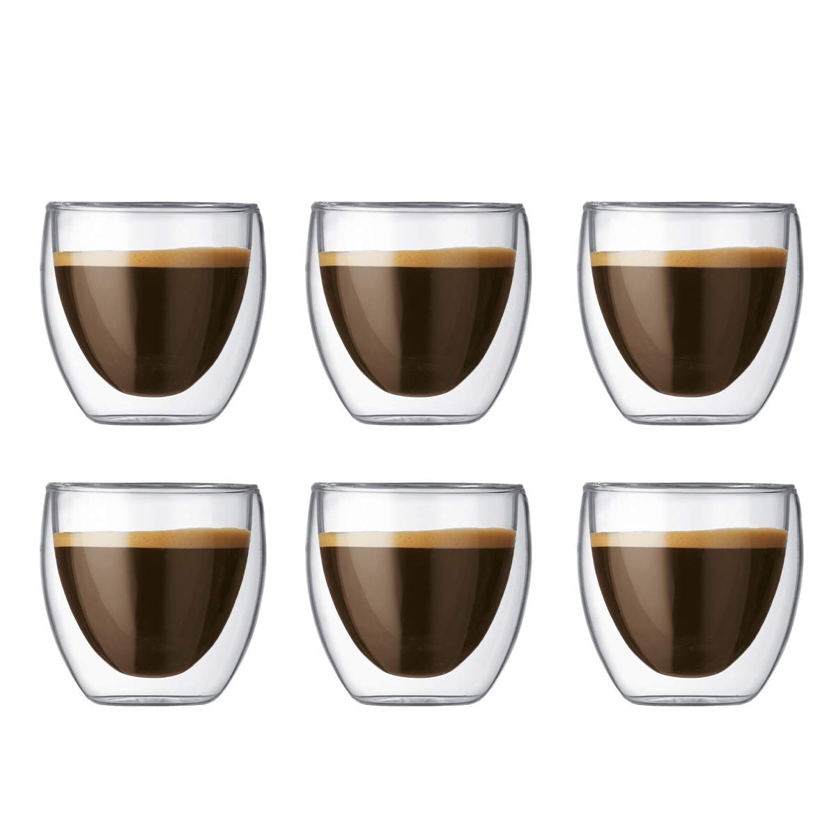 Algopix Similar Product 19 - Bodum Pavina Double Wall Clear Espresso