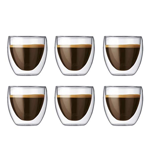 Algopix Similar Product 7 - Bodum Pavina Double Wall Clear Espresso