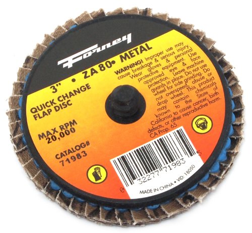 Algopix Similar Product 4 - Forney 71983 Mini Flap Disc Quick