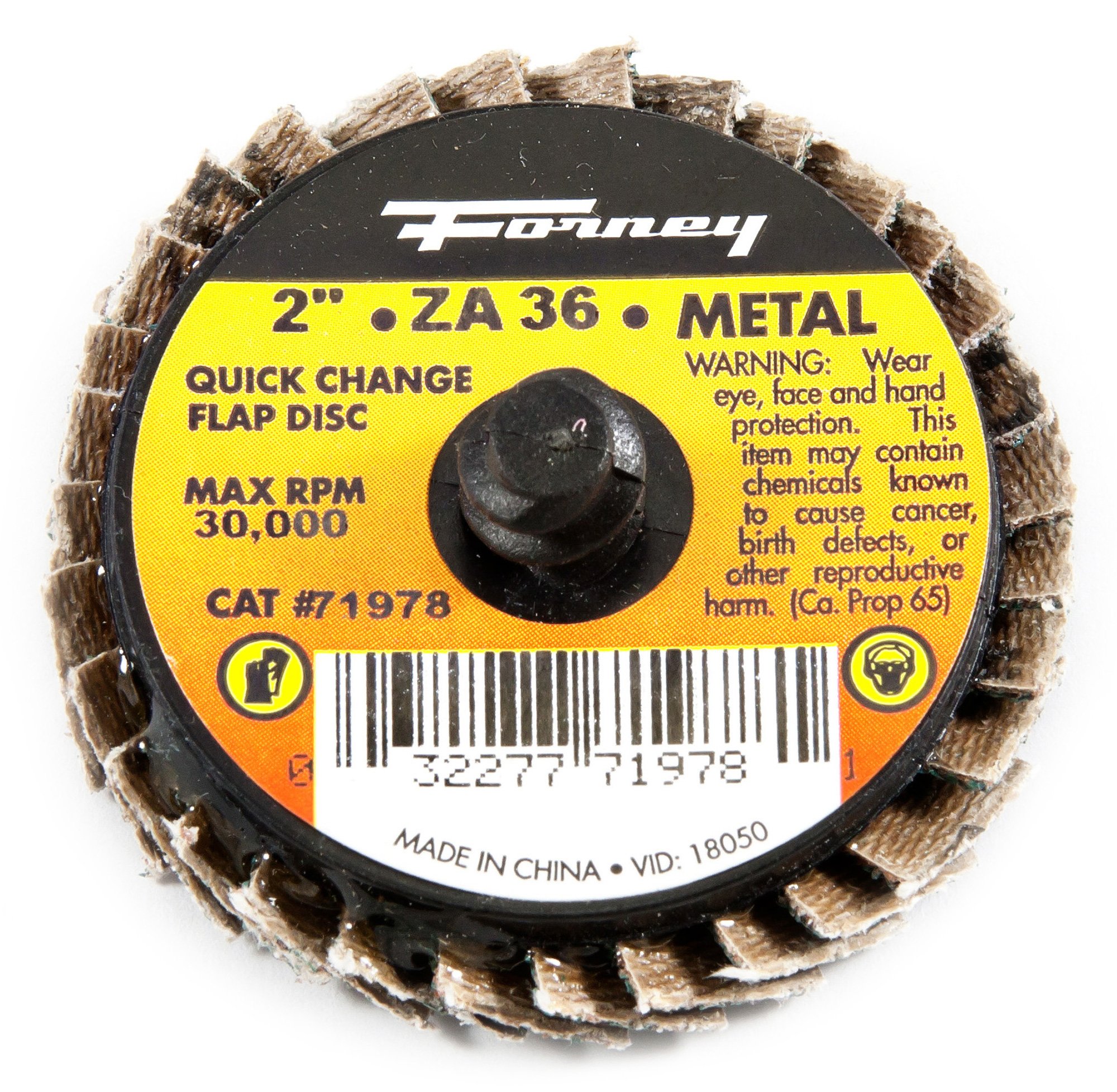 Algopix Similar Product 10 - Forney 71978 Mini Flap Disc Quick