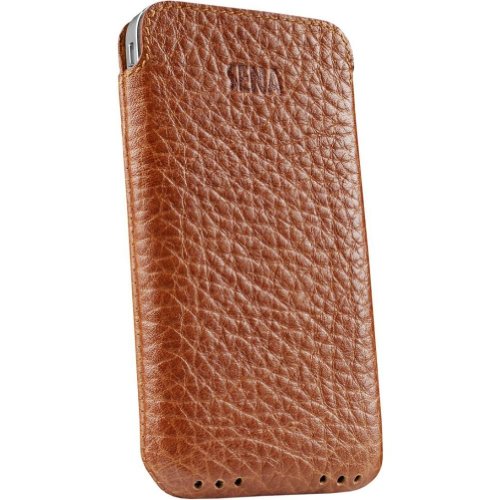 Algopix Similar Product 2 - Sena Ultraslim Leather Pouch for iPhone