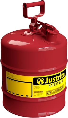 Algopix Similar Product 17 - Justrite 5 Gallon Type I Red Safety Gas