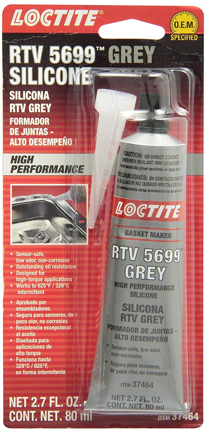 Algopix Similar Product 8 - Loctite Gray RTV 5699 Silicone Sealant