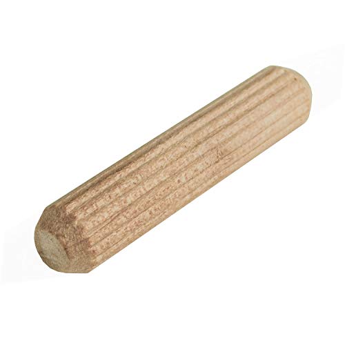 Algopix Similar Product 2 - Wood Dowels Fluted 40 x 8mm (Pack of 50)