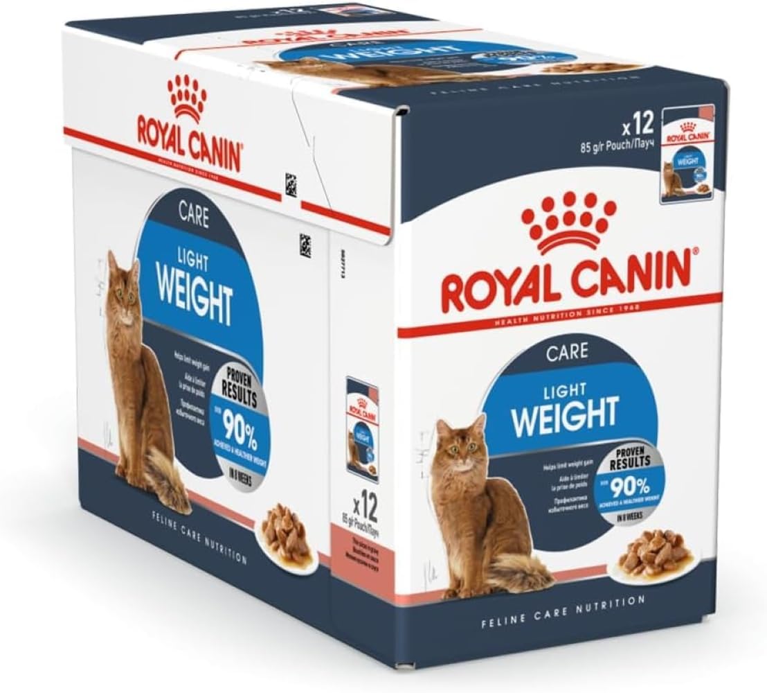 Algopix Similar Product 16 - Royal Canin Ultra Light Wet Pouch 12 x