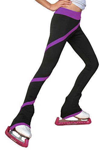 Algopix Similar Product 16 - ChloeNoel Figure Skating Spiral Pants