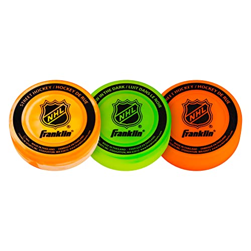 Algopix Similar Product 11 - Franklin Sports NHL Street Hockey Pucks