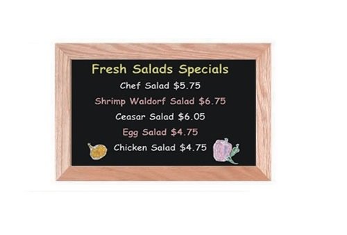 Algopix Similar Product 17 - Wall Mounted Chalkboard Size 1 H x