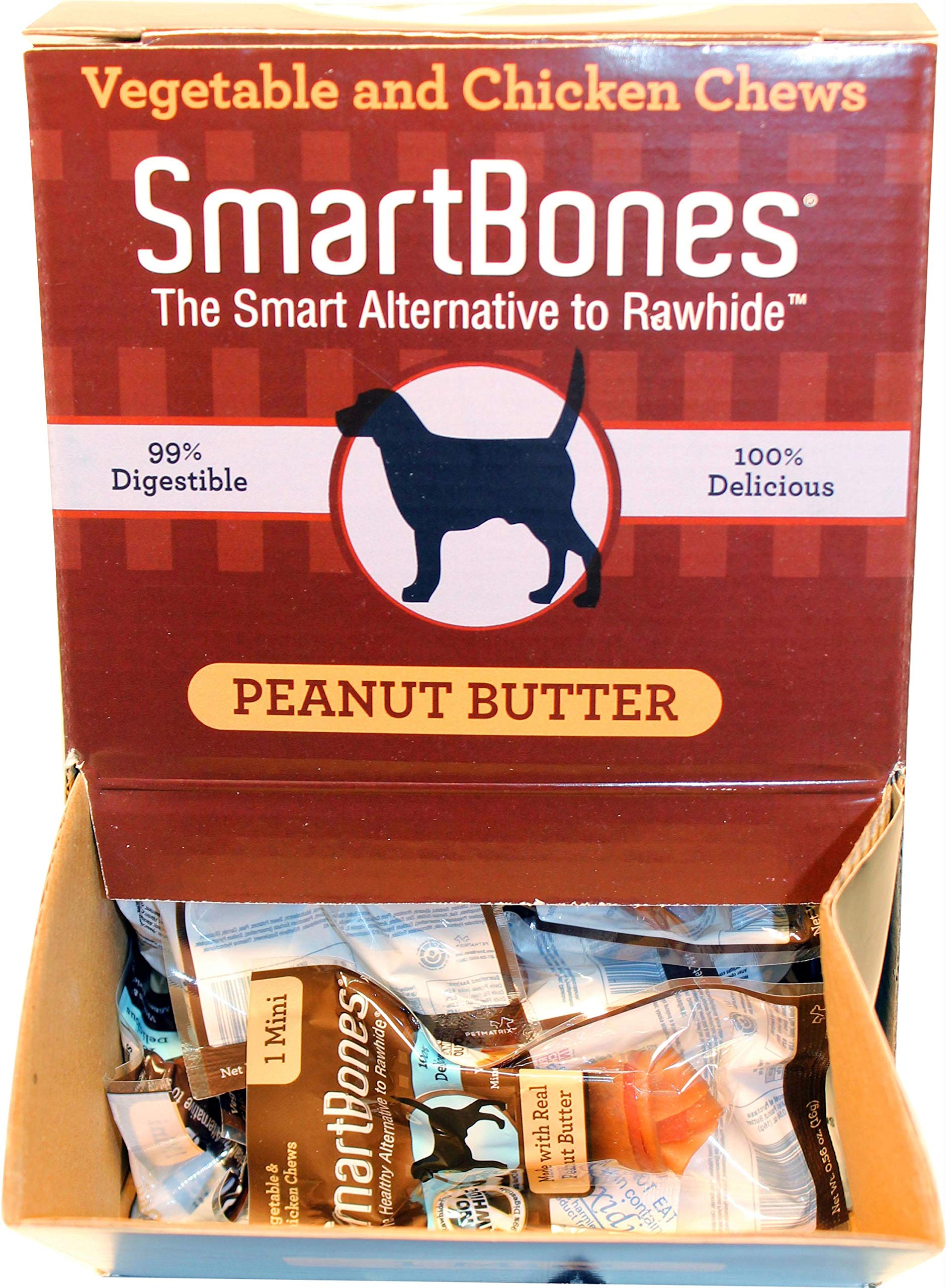 Algopix Similar Product 17 - Smartbones 30 Count Peanut Butter Mini