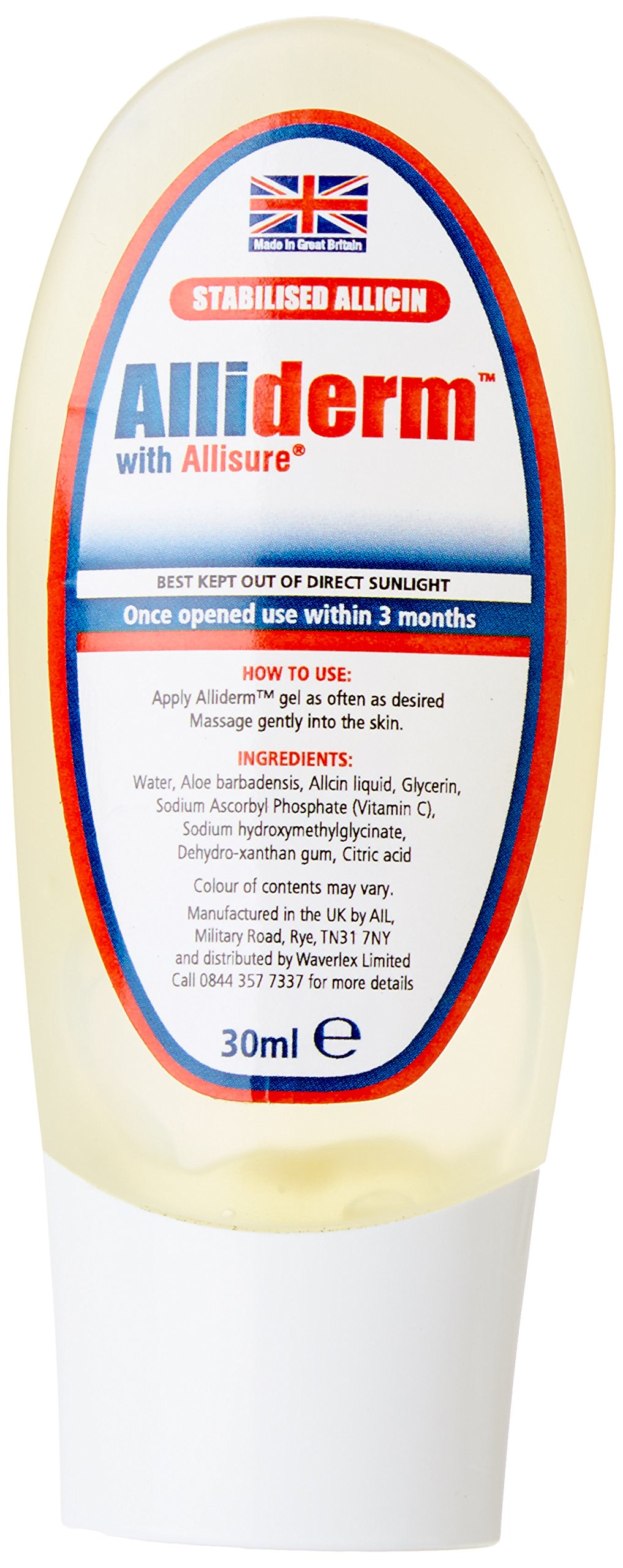 Algopix Similar Product 12 - Allicin Max Alliderm Gel 30ml by SGK