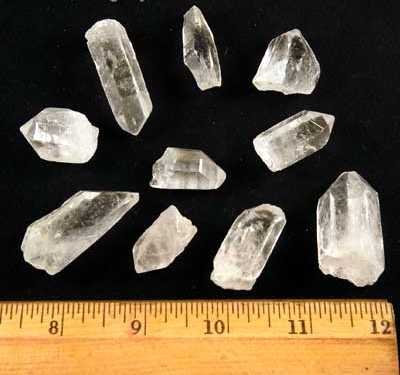 Algopix Similar Product 19 - Clear Quartz Points AB Grade 58 